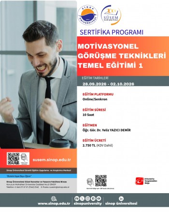 Motivasyonel Görüşme Teknikleri Temel Eğitimi 1